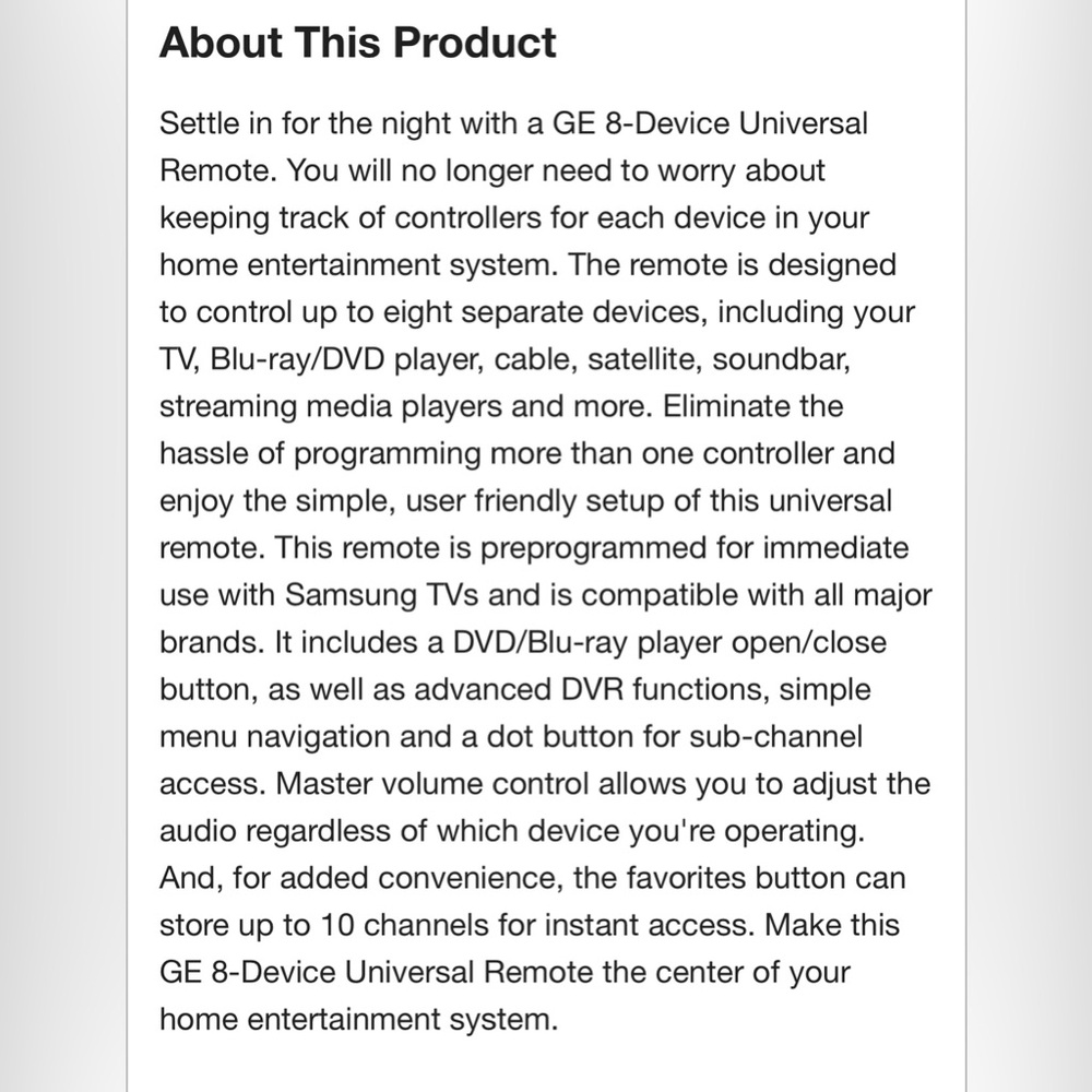 Black Universal Remote Control - Picture 7 of 8